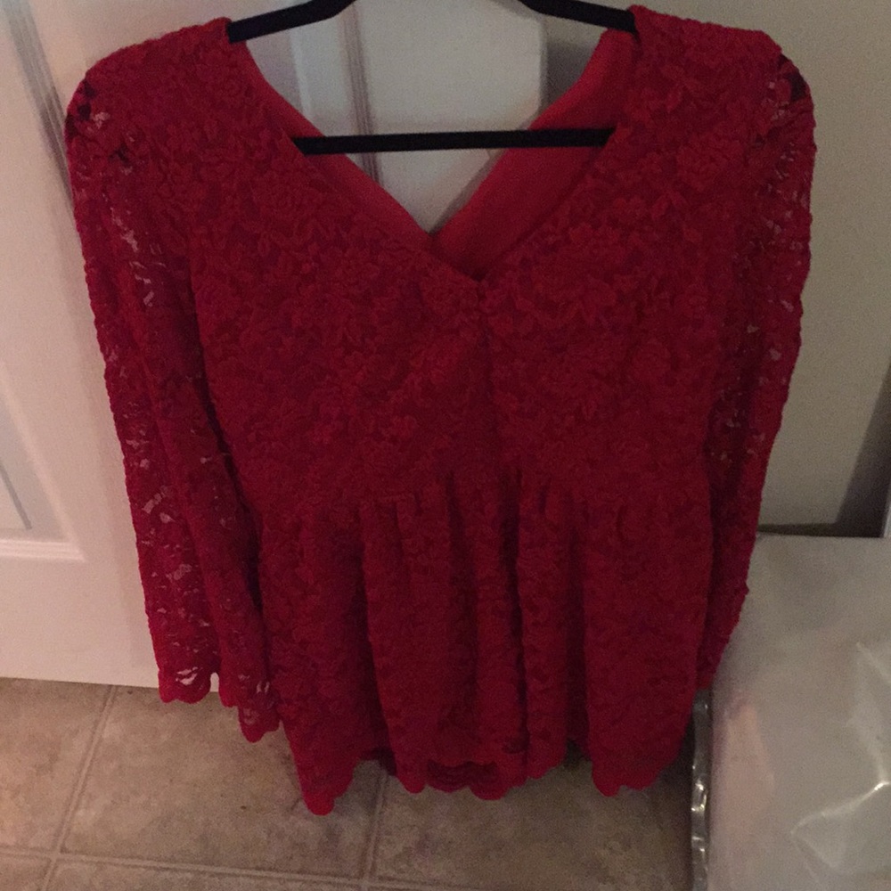 Red romper from Francescas!
